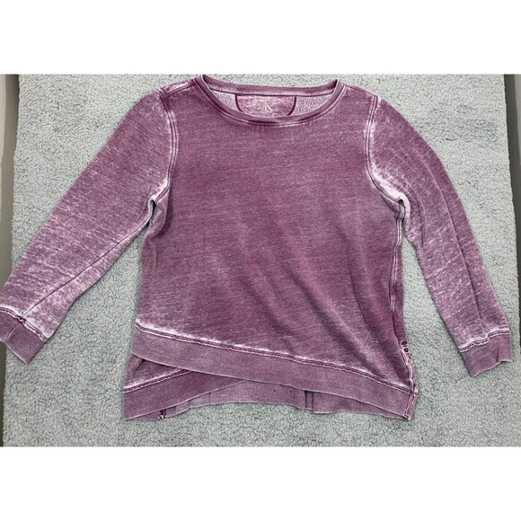 Women's Calvin Klein XXL Vintage Design Distressed Pull-on Sweater Longsleeve - Picture 1 of 16